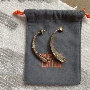 Alexis Bittar gold earrings